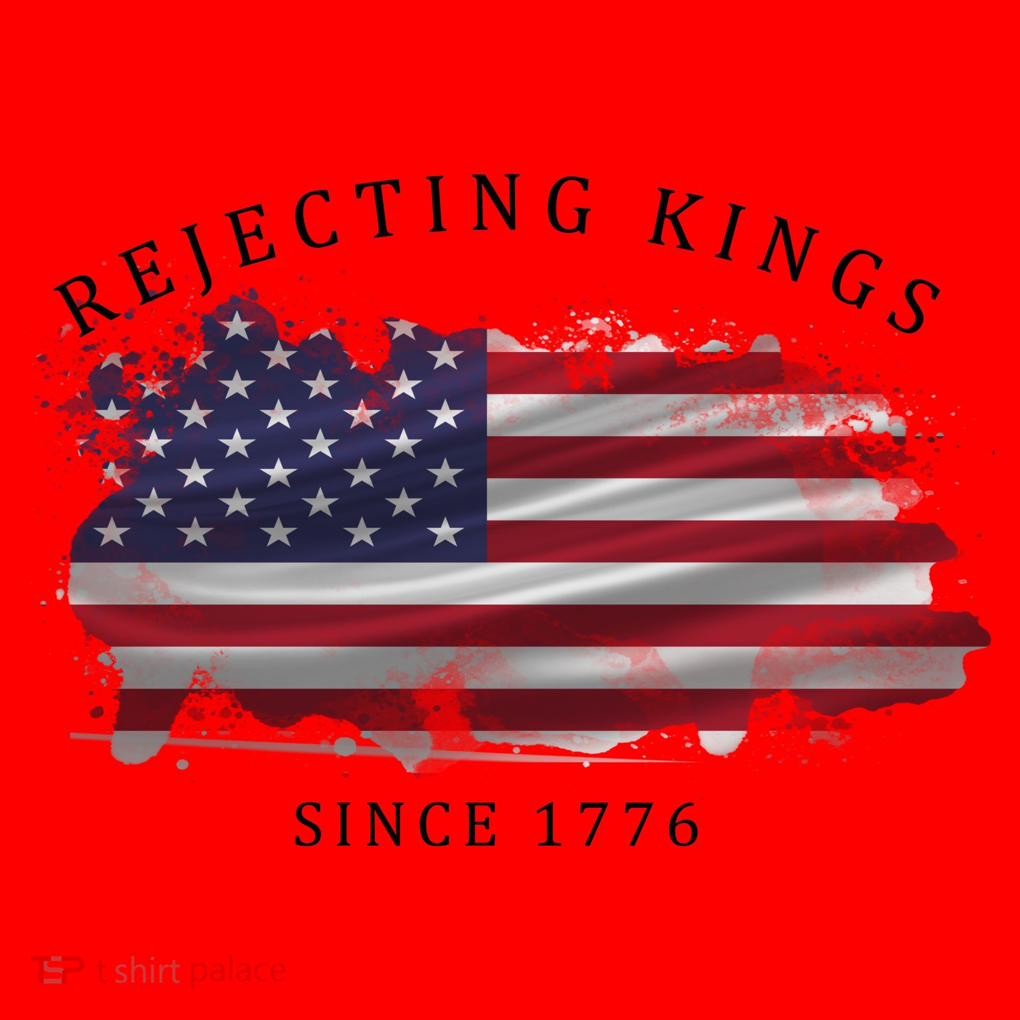 Retro Rejecting Kings Since 1776 Protest Pro Democracy Santa Hat
