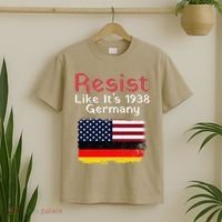 Retro Resist Like Its 1938 Germany Usa Germany Flag Vintage T-Shirt thumb 2