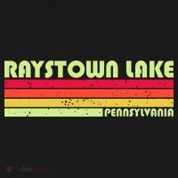 Retro Raystown Lake Pennsylvania Ornament thumb 1