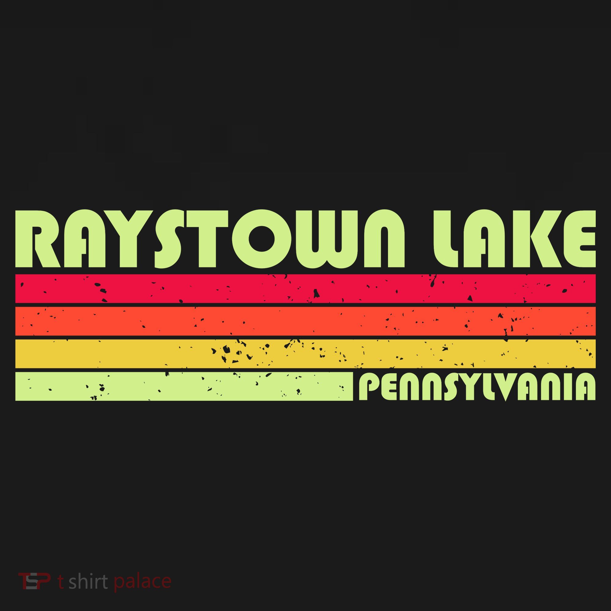 Retro Raystown Lake Pennsylvania Ornament