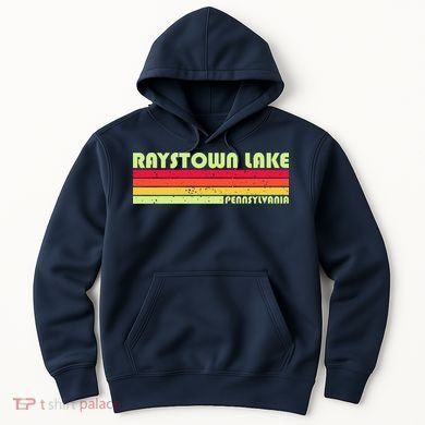 Retro Raystown Lake Pennsylvania Hoodie