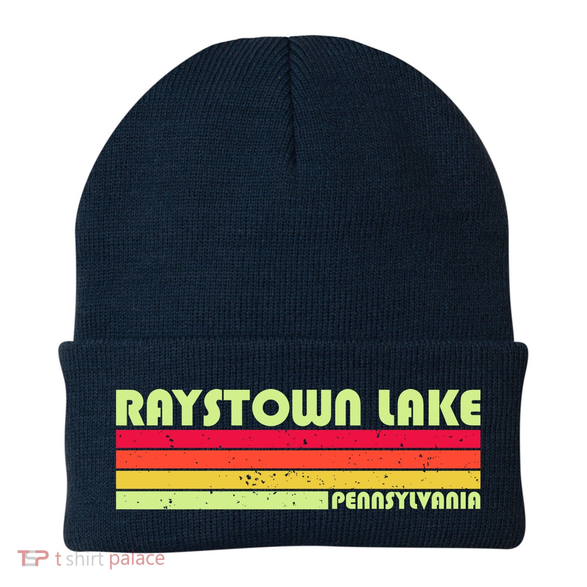 Retro Raystown Lake Pennsylvania Beanie