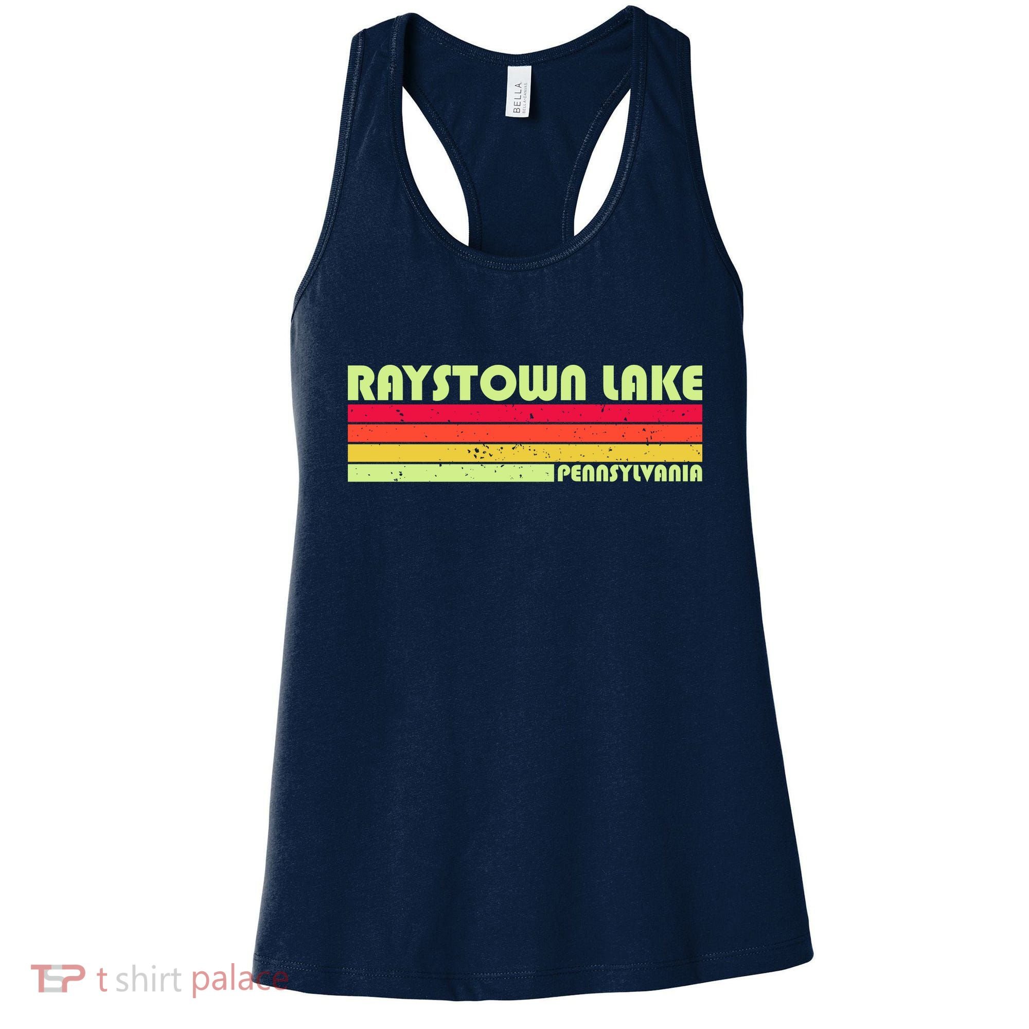 Retro Raystown Lake Pennsylvania Women's Tank Top