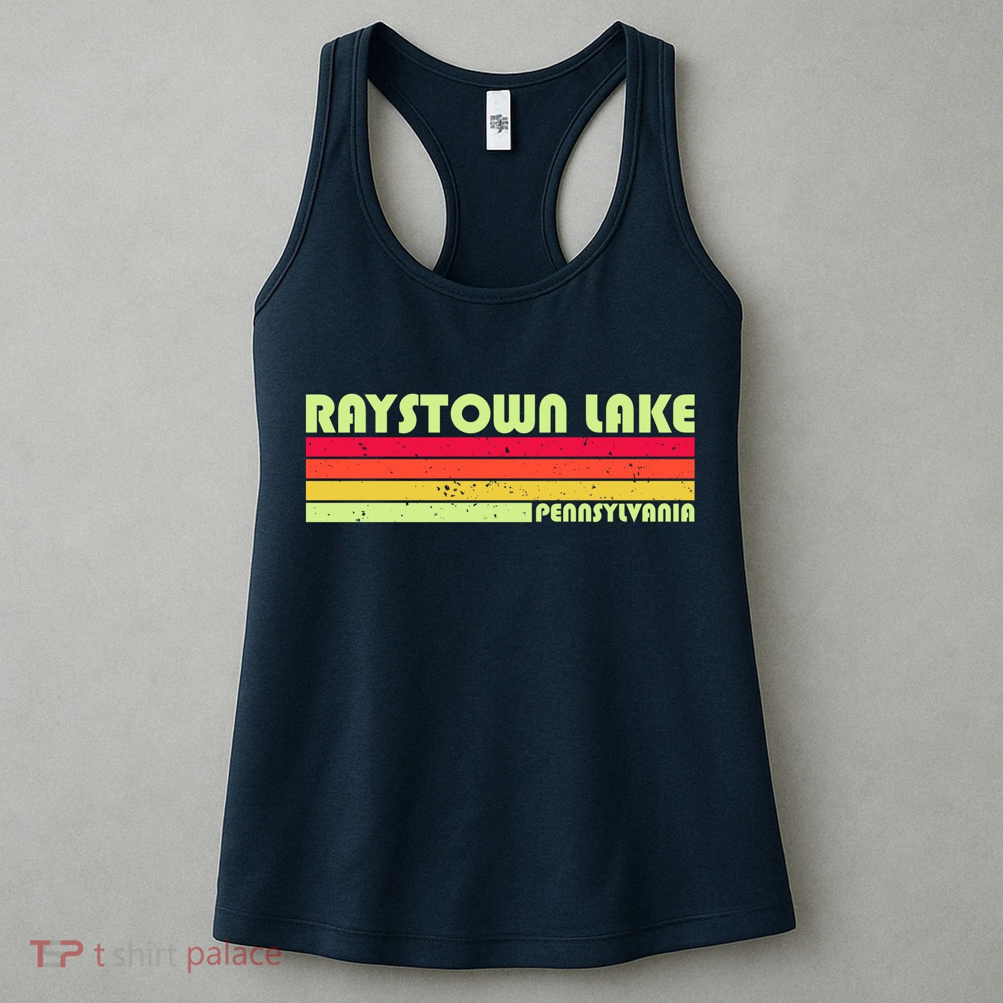 Retro Raystown Lake Pennsylvania Women's Tank Top