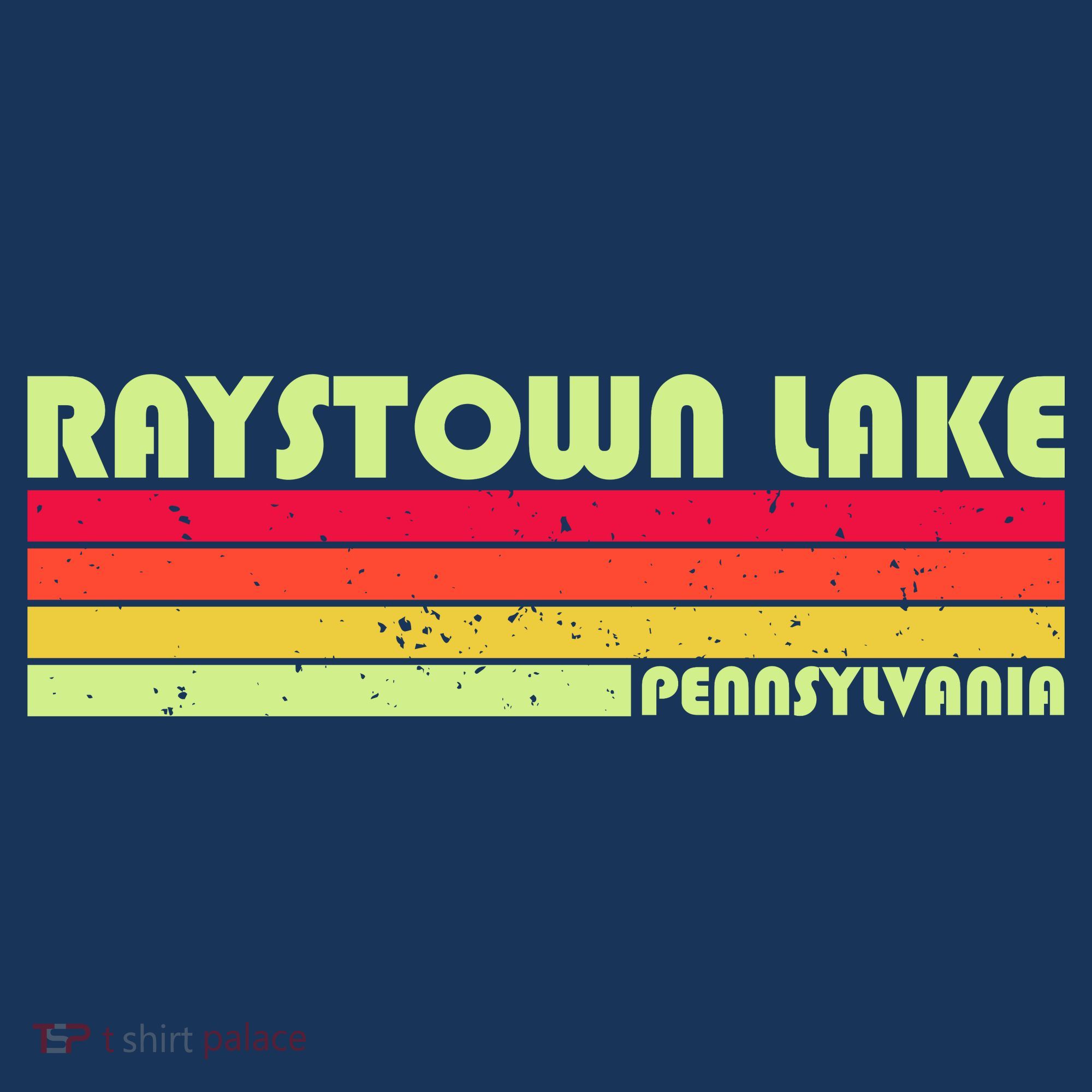 Retro Raystown Lake Pennsylvania Women's Tank Top