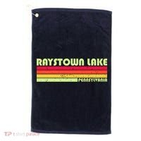Retro Raystown Lake Pennsylvania Golf Towel thumb 0