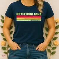 Retro Raystown Lake Pennsylvania Women's T-Shirt thumb 2