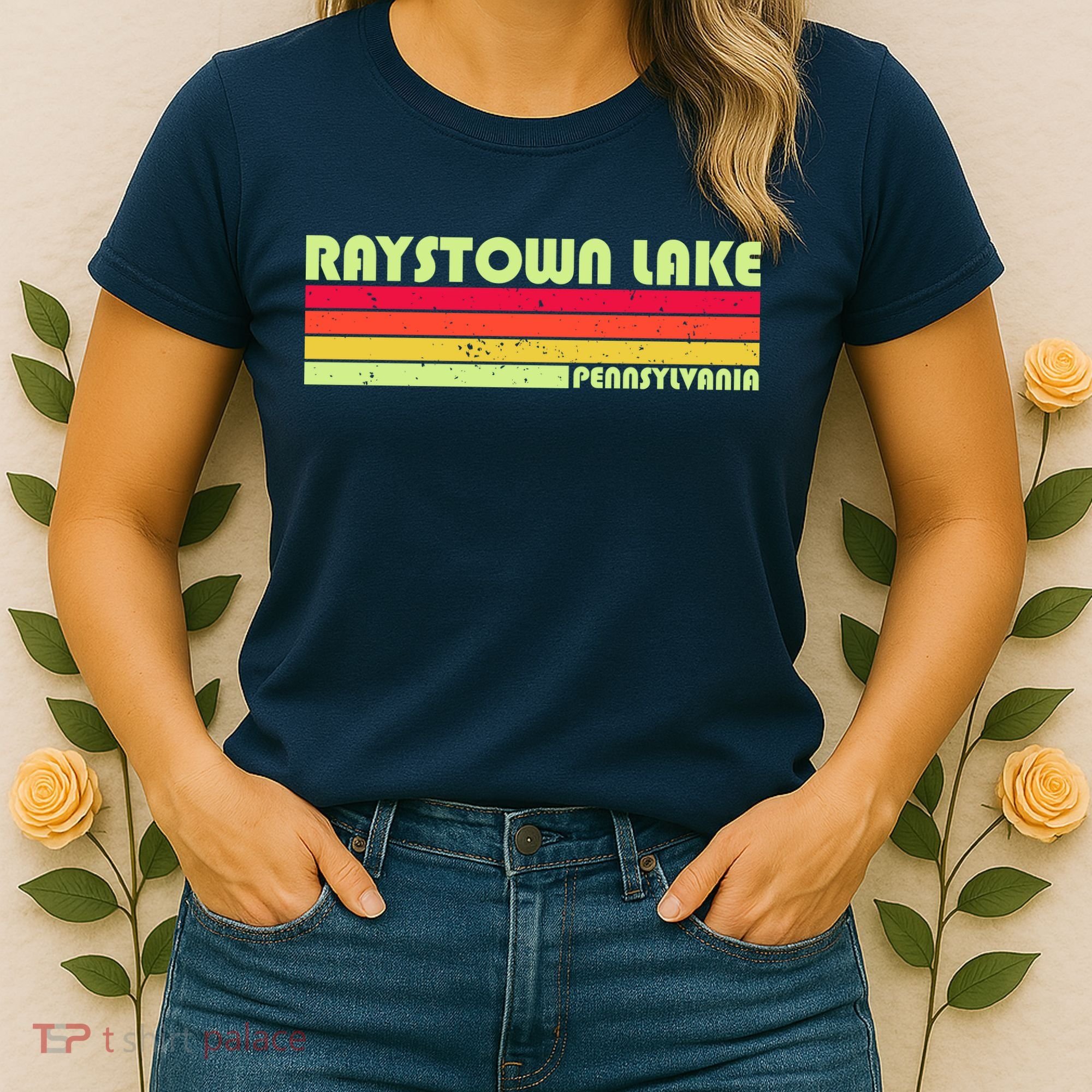 Retro Raystown Lake Pennsylvania Women's T-Shirt