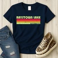 Retro Raystown Lake Pennsylvania Women's T-Shirt thumb 3