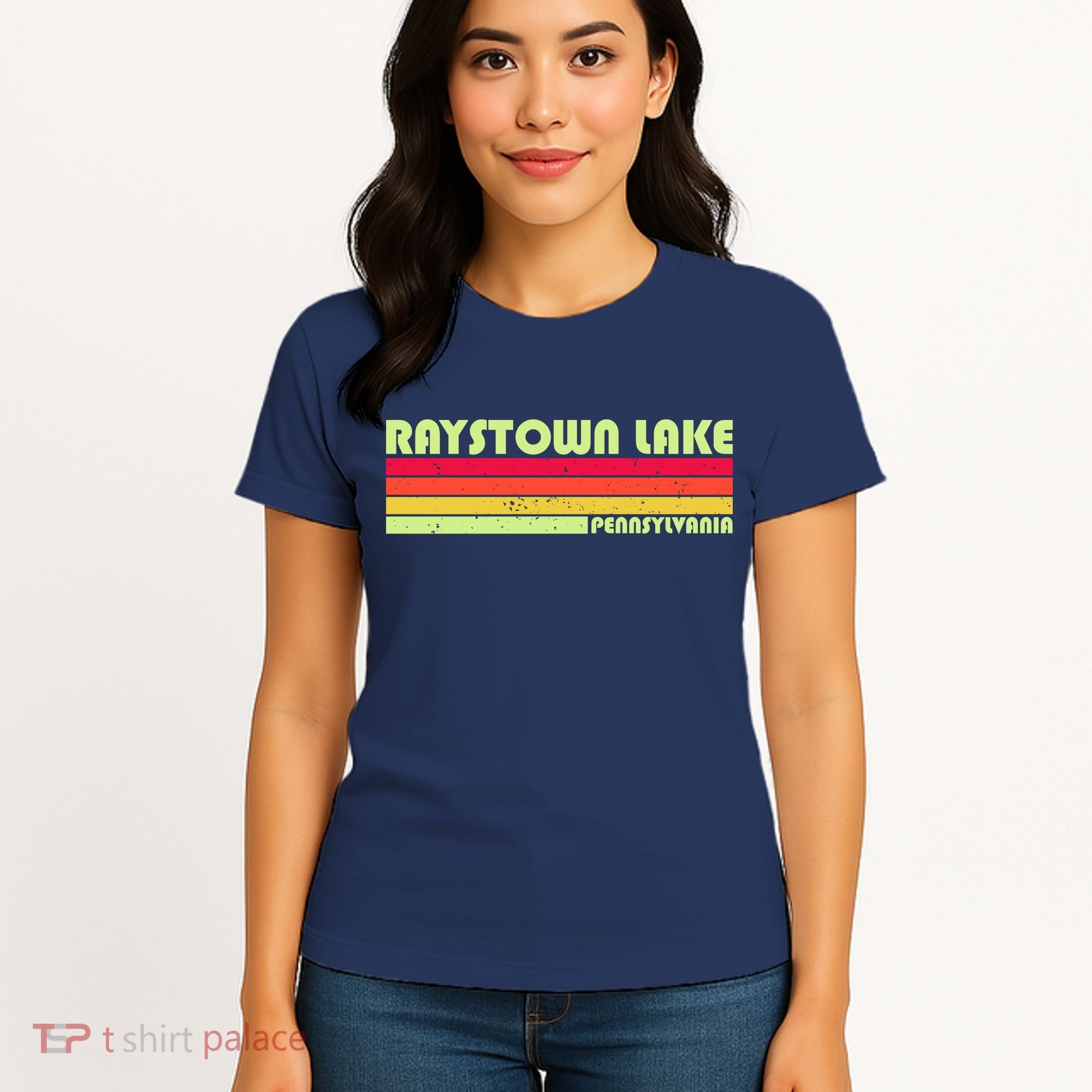 Retro Raystown Lake Pennsylvania Women's T-Shirt