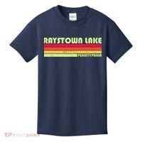 Retro Raystown Lake Pennsylvania Kids T-Shirt thumb 0