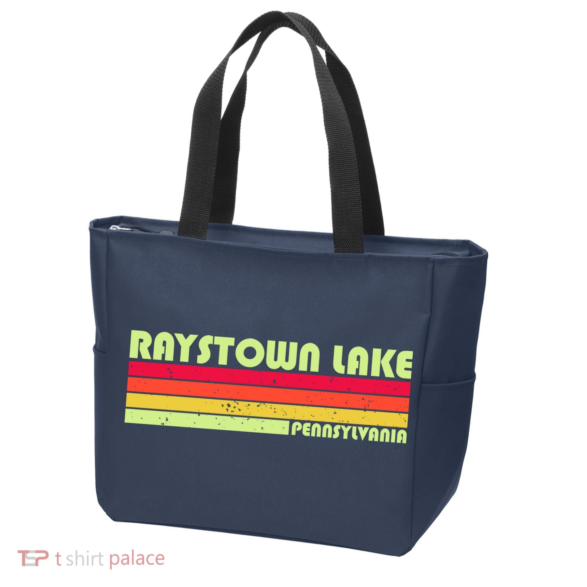 Retro Raystown Lake Pennsylvania Tote Bag
