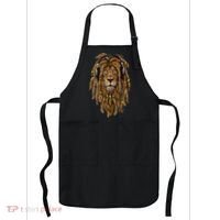 Rasta Reggae Lion Music Art For Rastafari Lover Apron thumb 0