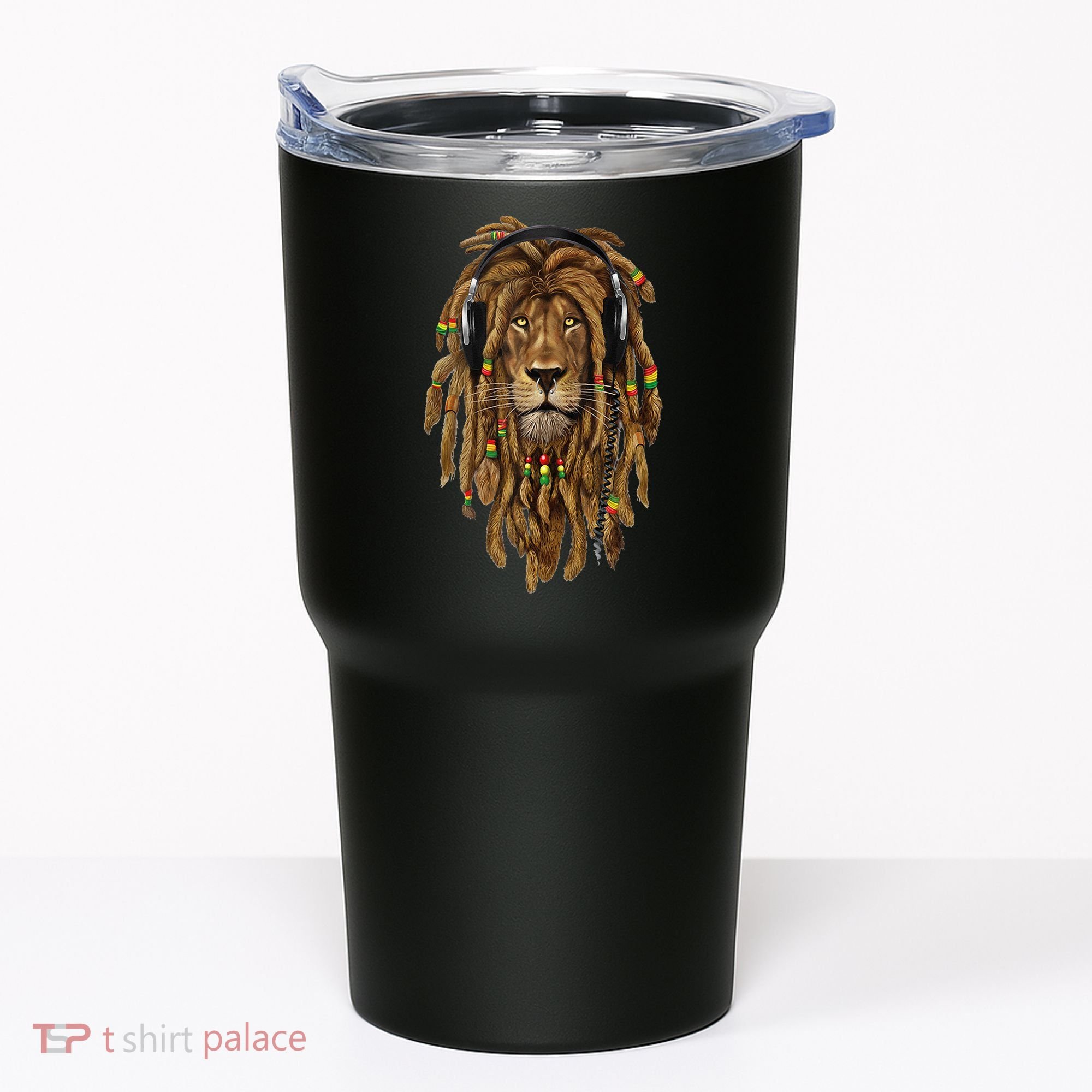 Rasta Reggae Lion Music Art For Rastafari Lover Tumbler