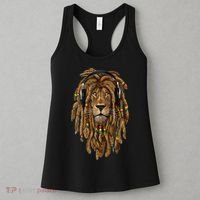Rasta Reggae Lion Music Art For Rastafari Lover Women's Tank Top thumb 3