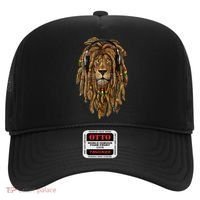 Rasta Reggae Lion Music Art For Rastafari Lover Hat thumb 0