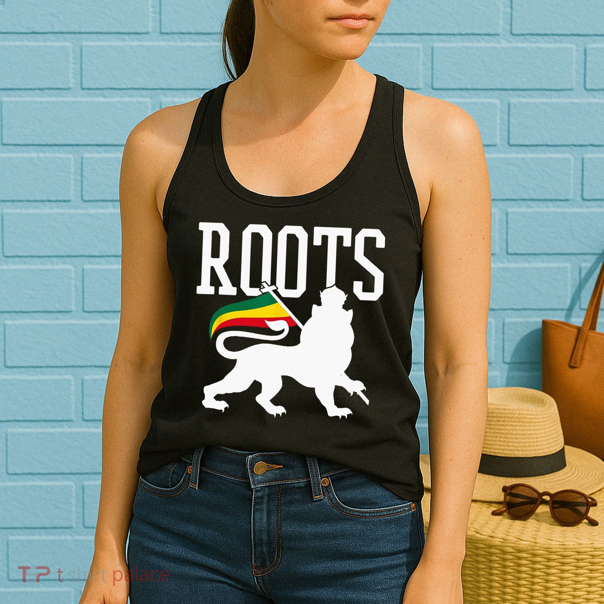 Reggae Roots Lion Of Judah Rastafari Music Rasta Gift Women's Tank Top
