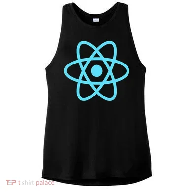 Reactjs React.Js Logo Javascript Framework Ladies PosiCharge Tri-Blend Wicking Tank