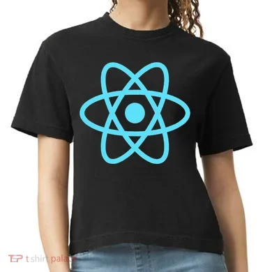 Reactjs React.Js Logo Javascript Framework Comfort Colors Boxy T-Shirt