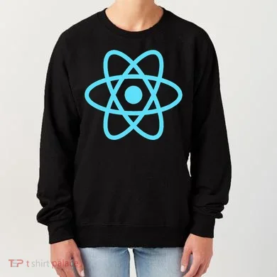 Reactjs React.Js Logo Javascript Framework Women's Sweatshirt