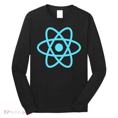 Reactjs React.Js Logo Javascript Framework Long Sleeve Shirt