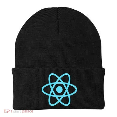 Reactjs React.Js Logo Javascript Framework Beanie