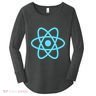 Reactjs React.Js Logo Javascript Framework Women's Perfect Tri Tunic Long Sleeve Shirt