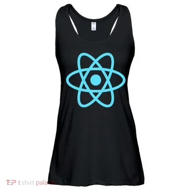 Reactjs React.Js Logo Javascript Framework Ladies Essential Flowy Tank