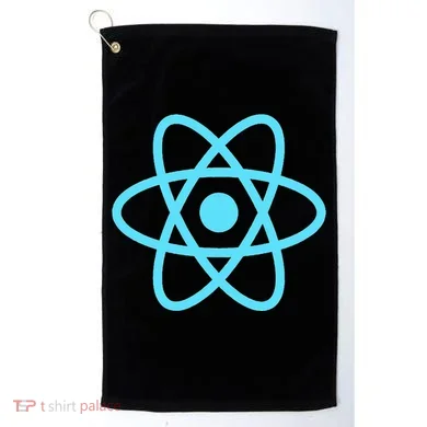Reactjs React.Js Logo Javascript Framework Golf Towel