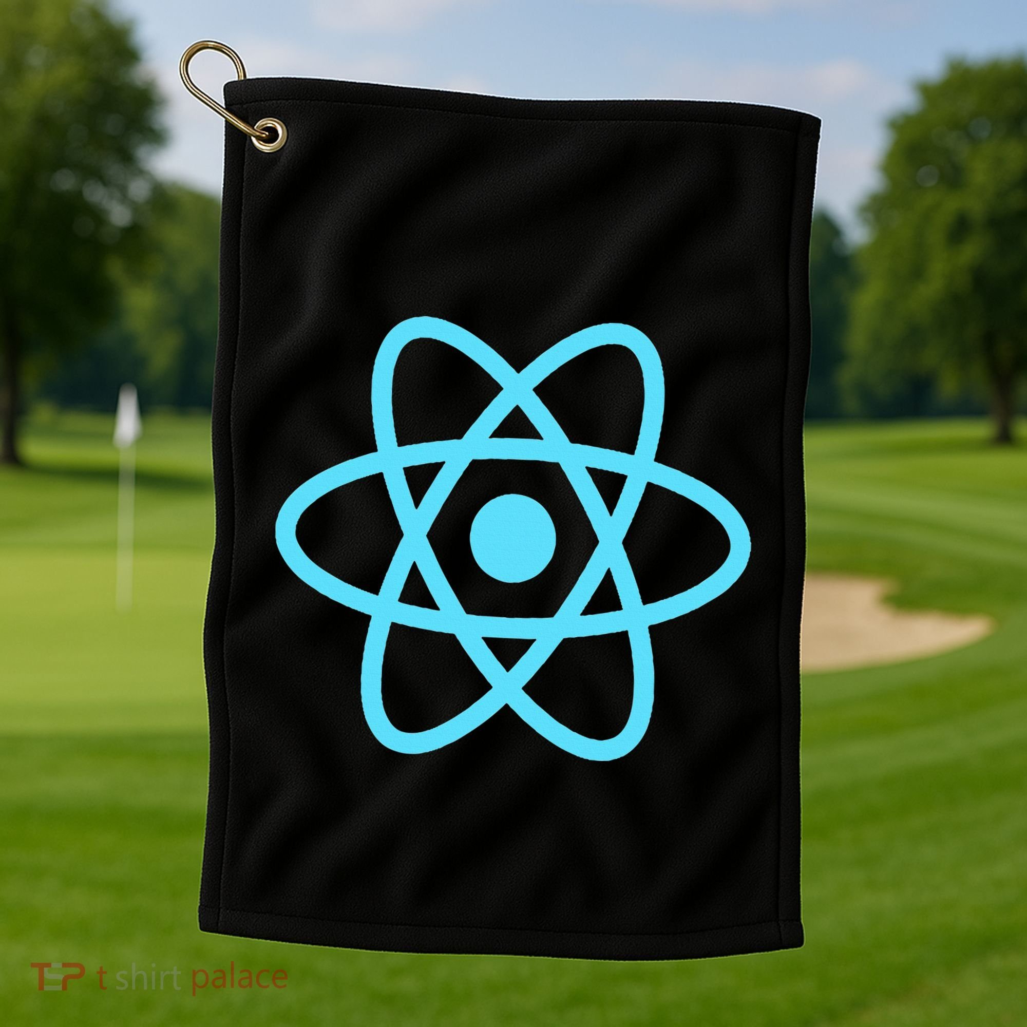 Reactjs React.Js Logo Javascript Framework Golf Towel