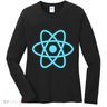 Reactjs React.Js Logo Javascript Framework Women's Long Sleeve Shirt