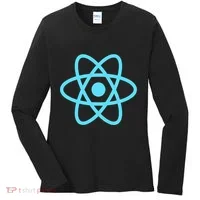 Reactjs React.Js Logo Javascript Framework Women's Long Sleeve Shirt thumb 0