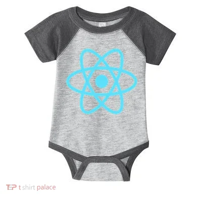 Reactjs React.Js Logo Javascript Framework Infant Baby Jersey Bodysuit