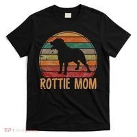 Retro Rottweiler Mom Gift Rott Dog Mother Pet Rottie Mama T-Shirt thumb 0