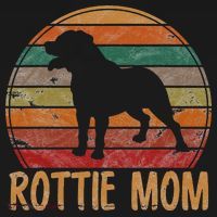 Retro Rottweiler Mom Gift Rott Dog Mother Pet Rottie Mama Women's Hoodie thumb 2