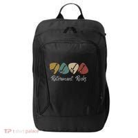 Retirement Rocks Musician Guitar Pick Guitars Guitarists City Backpack thumb 0