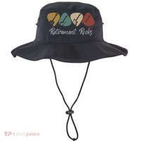 Retirement Rocks Musician Guitar Pick Guitars Guitarists Bucket Hat thumb 0