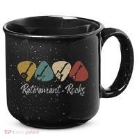 Retirement Rocks Musician Guitar Pick Guitars Guitarists 15oz Campfire Ceramic Mug thumb 0