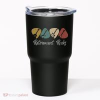 Retirement Rocks Musician Guitar Pick Guitars Guitarists Tumbler thumb 0