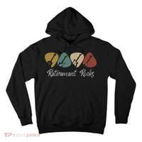 Retirement Rocks Musician Guitar Pick Guitars Guitarists Tall Hoodie thumb 0