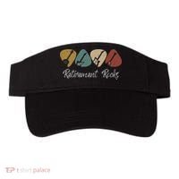 Retirement Rocks Musician Guitar Pick Guitars Guitarists Visor thumb 0