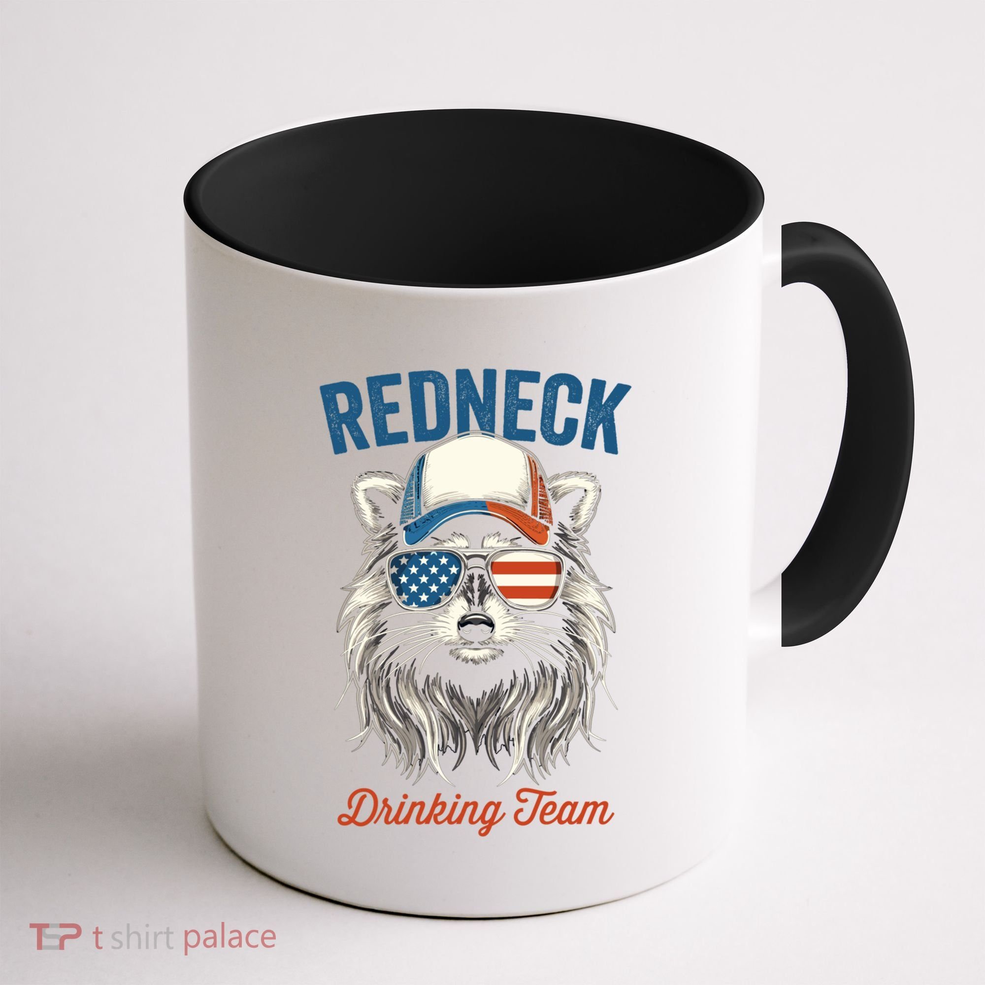 Redneck Raccoon Mullet White Trash Party Attire Hillbilly Gift Coffee Mug