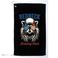 Redneck Raccoon Mullet White Trash Party Attire Hillbilly Gift Golf Towel thumb 0