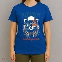 Redneck Raccoon Mullet White Trash Party Attire Hillbilly Gift T-Shirt thumb 4