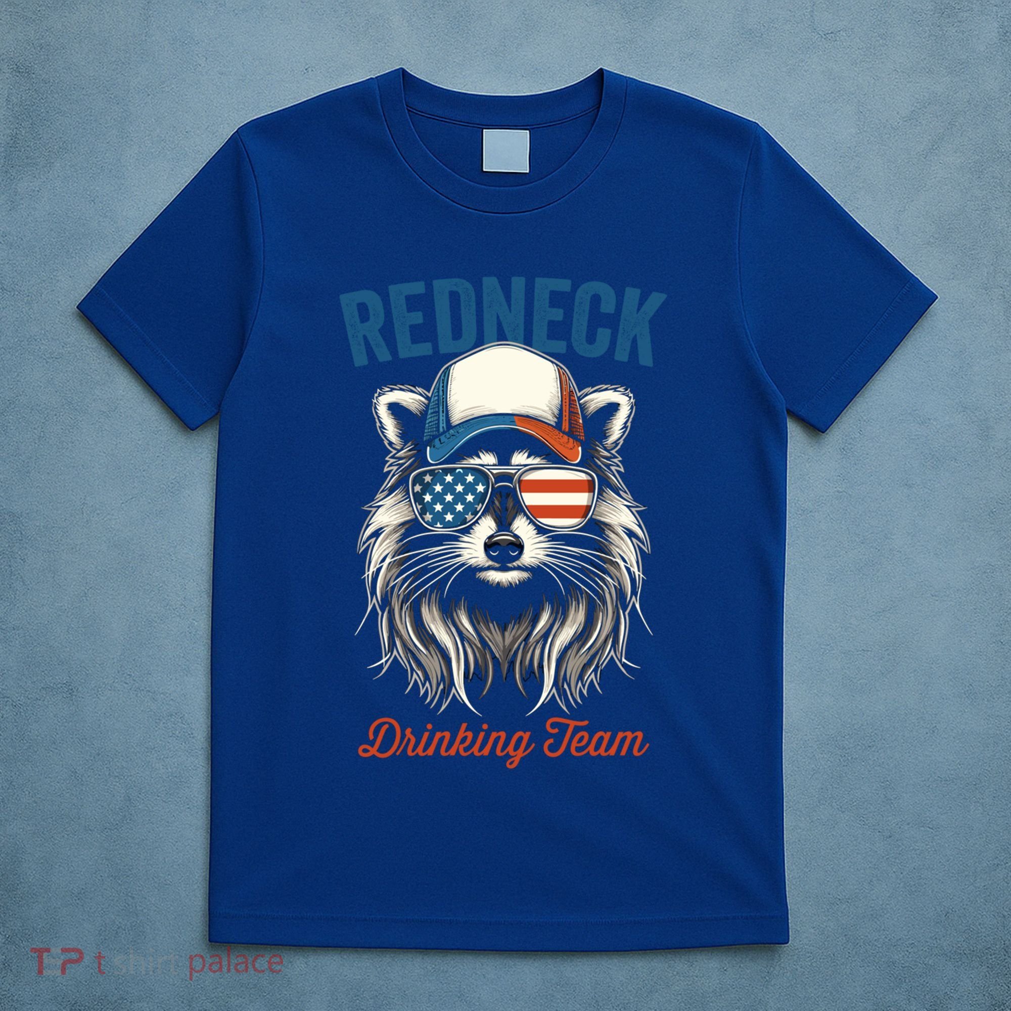 Redneck Raccoon Mullet White Trash Party Attire Hillbilly Gift T-Shirt