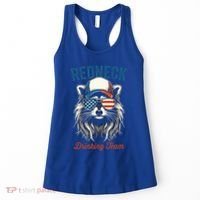 Redneck Raccoon Mullet White Trash Party Attire Hillbilly Gift Women's Tank Top thumb 0