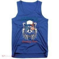 Redneck Raccoon Mullet White Trash Party Attire Hillbilly Gift Tank Top thumb 0