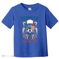 Redneck Raccoon Mullet White Trash Party Attire Hillbilly Gift Toddler T-Shirt thumb 0