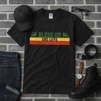 Rastafari Reggae Music Bless Up Dub Dancehall Rasta Gift Tall T-Shirt thumb 3