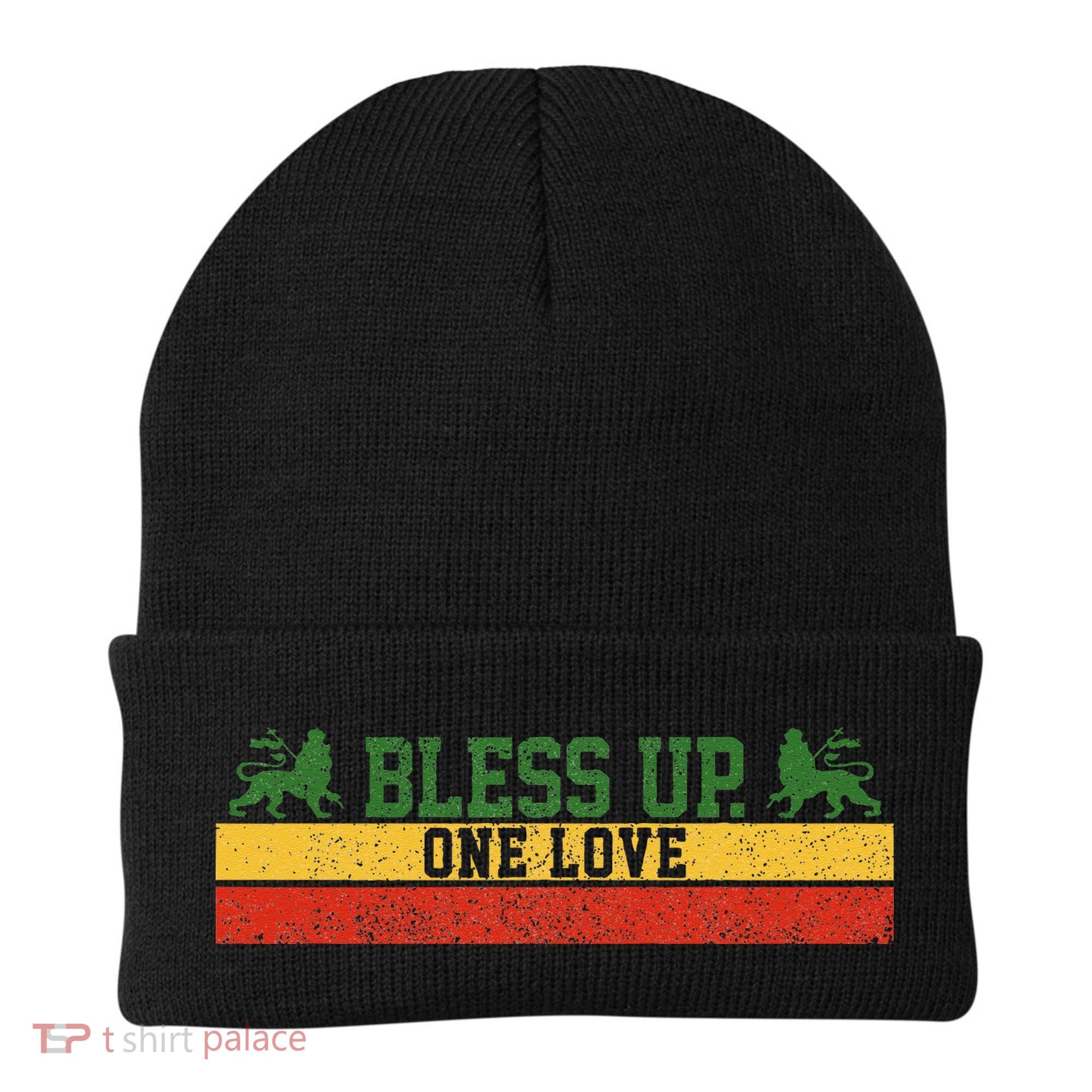 Rastafari Reggae Music Bless Up Dub Dancehall Rasta Gift Beanie